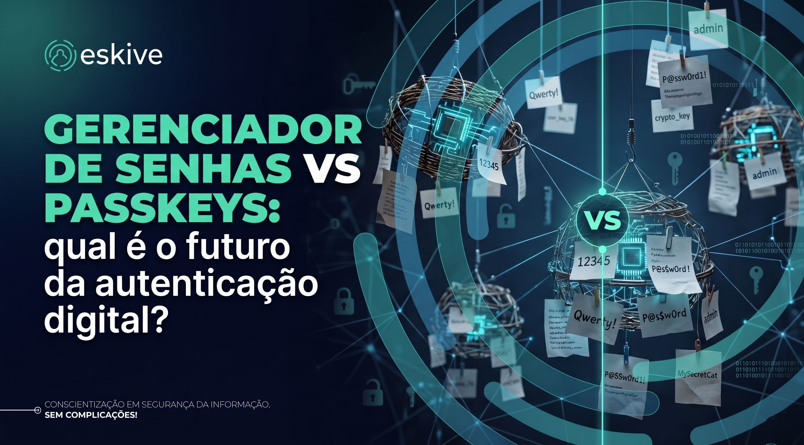 Gerenciador de senhas vs passkeys: qual é o futuro da autenticação?