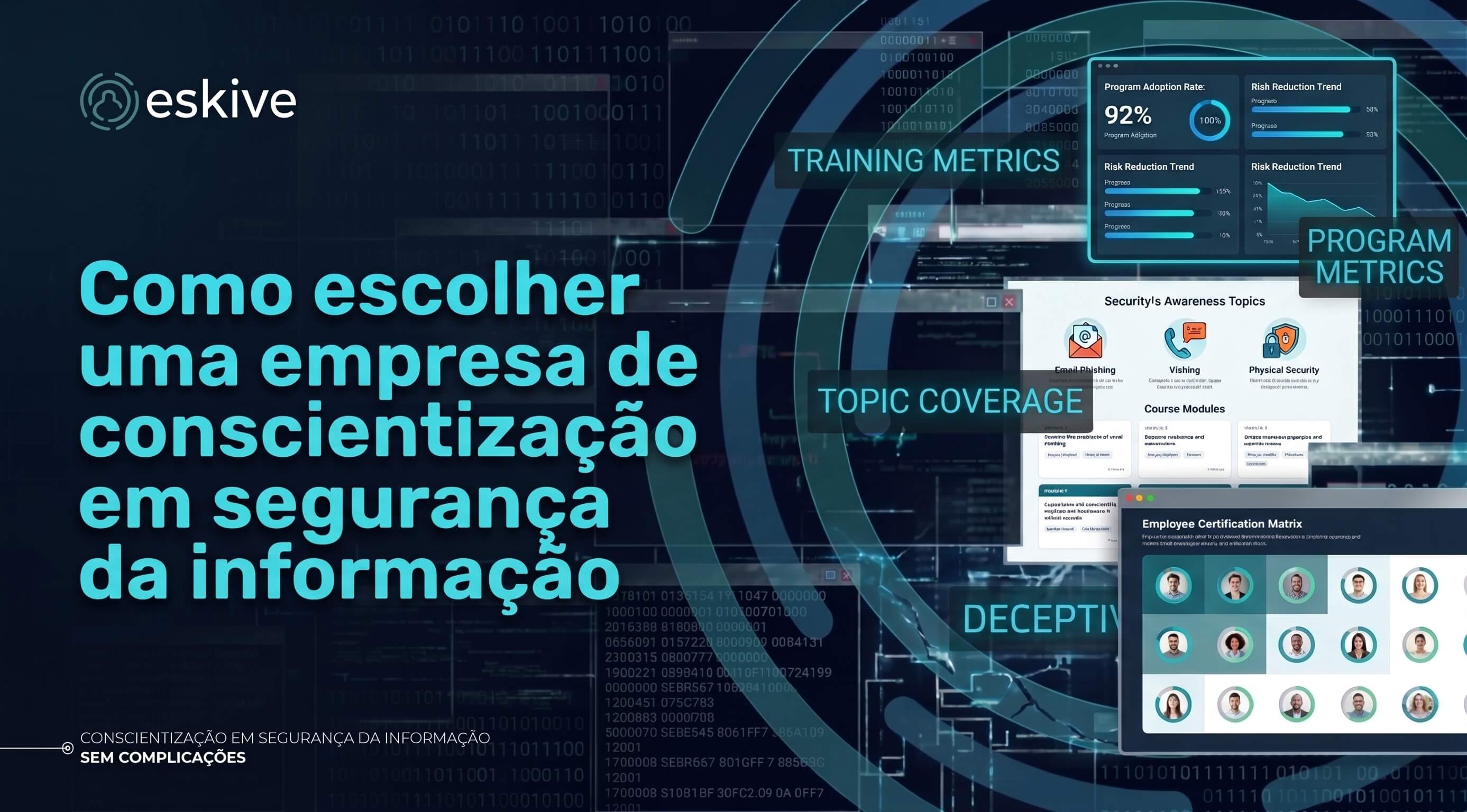 Como escolher uma empresa de conscientização em segurança da informação